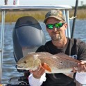 Fall fishing is here!  Pat Nelms put the wood to the reds today!