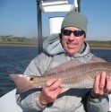 Despite a steady 25mph cold ass wind, Chris Evey and Kevin Miller's excellent angling skills got the job done!! 